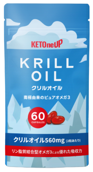 KETOneUP クリルオイル ソフトカプセル 約30日分 商品画像