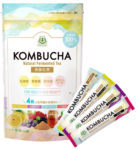 発酵紅茶 KOMBUCHA 4種のフルーツ味セット 4g×12本 商品画像