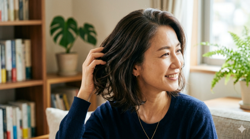 40代からの女性の髪の悩み～「白髪」「うねり・くせ毛」「ハリ・コシ・ボリュームの低下」へのアプローチ～のサムネイル画像