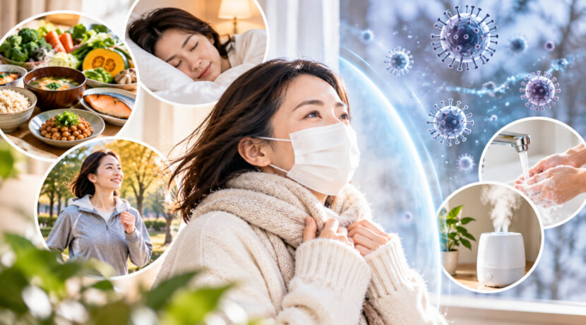 風邪・インフルエンザに備える！免疫機能を支える5つの生活習慣 　〜食事・腸内環境・睡眠から見直す、季節の変わり目のセルフケア〜
