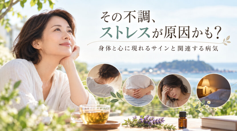 その不調、ストレスが原因かも？身体と心に現れるサインと関連する病気